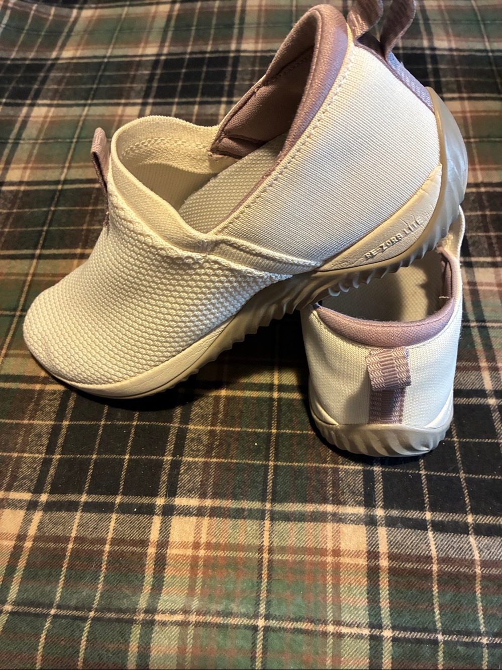 Ryka White Slip-On Knit Sneakers - Picture 7 of 9